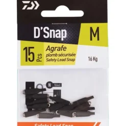 Daiwa Montage Ligne * Agrafe Plomb Securisee - Par 15