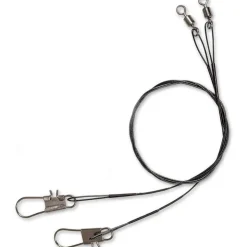Zebco Fils - Tresses - Bdl Carnassier * Bas De Ligne Acier Trophy 1X7 Standard - Par 2