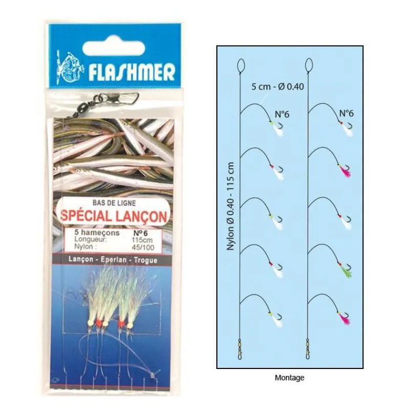 Flashmer Lignes Montées^Bas De Ligne Special Lancon