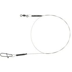 Spro Fils - Tresses - Bdl Carnassier * Bas De Ligne Matte Black Leader 1X1 Titanium