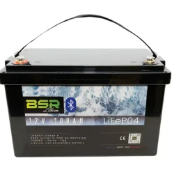BSR Batteries & Chargeurs^Batterie Lithium Monobloc Lifepo4 12V100ah + Chargeur Non Étanche 10A