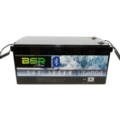 BSR Batteries & Chargeurs * Batterie Lithium Monobloc Lifepo4 36V100ah + Chargeur Non Étanche 10A