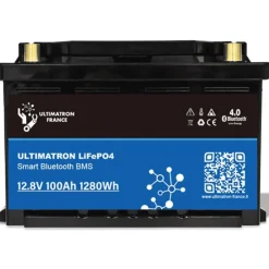Ultimatron Batteries & Chargeurs * Batterie Lithium Lifepo4 Smart Bms 12.8V 100Ah