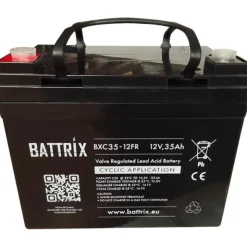 Battrix Batteries & Chargeurs * Batterie Étanche Cyclic 12V 35Ah Pour Sondeur