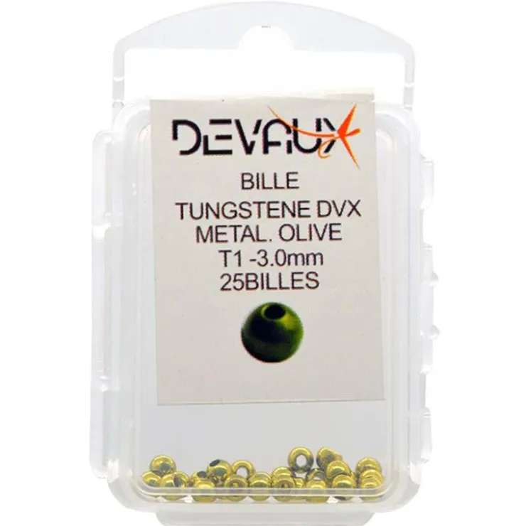 Devaux Fly Tying * Billes Tungstène Dvx - Metal Olive