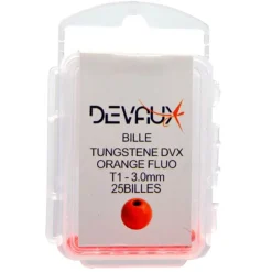 Devaux Fly Tying * Billes Tungstène Dvx - Orange Fluo