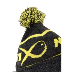Fox Matrix Bonnets, Tours De Cou & Gants^Bonnet Lime & Grey Bobble Hat - Gris