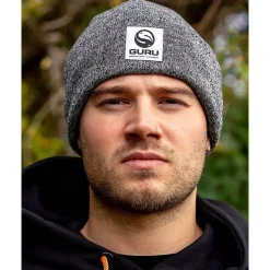 Guru Bonnets, Tours De Cou & Gants^Bonnet Homme Patch Beanie - Gris