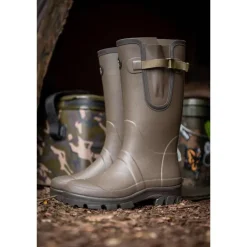 Fox Bottes & Chaussures * Bottes Homme Neoprene Lined Camo/Khaki Rubber Boot