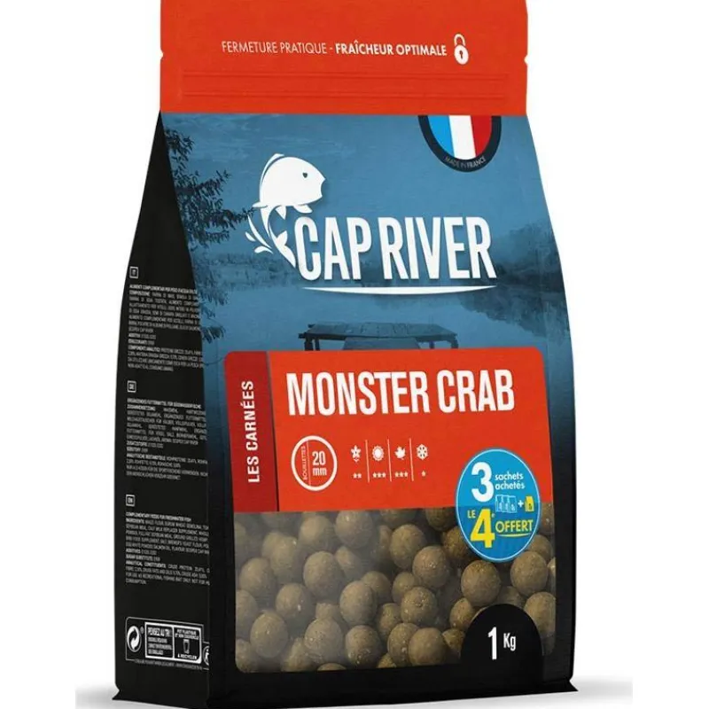 Cap River Appâts Carpe^Bouillette Monster Crab