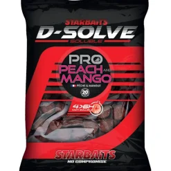 Starbaits Appâts Carpe^Bouillette Soluble Pro Peach & Mango D-Solve - 2.5Kg