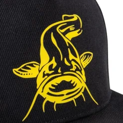 Black Cat Casquettes, Visières & Chapeaux^Casquette Black Flat Peak Cap - Noir