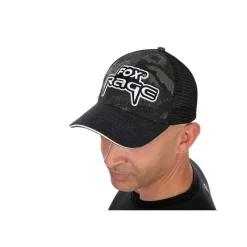 Fox Rage Casquettes, Visières & Chapeaux^Casquette Homme Embroided Camo Trucker Cap - Noir