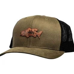 Zman Casquettes, Visières & Chapeaux * Casquette Bad Azz Bass Trucker Hatz - Vert/Noir