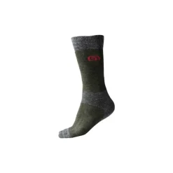 Trakker Sous-Vêtements & Chaussettes * Chaussettes Longues Homme Laine De Merino - Kaki/Gris