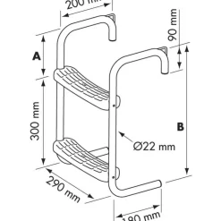 Plastimo Sécurité & Secours * Echelle Inox Pour Ponton