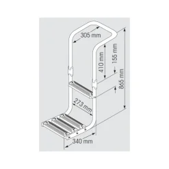 Plastimo Sécurité & Secours * Echelle Plate-Forme Immergee