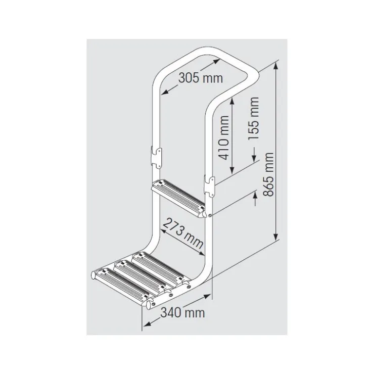 Plastimo Sécurité & Secours * Echelle Plate-Forme Immergee