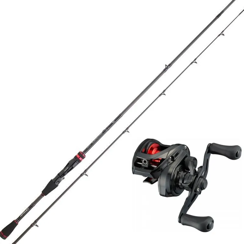 Daiwa Cannes Carnassier^Ensemble Casting Megaforce + Moulinet Pr 100 L