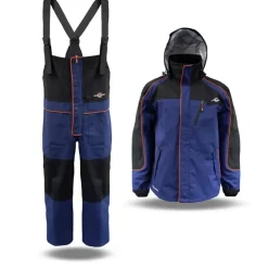 Colmic Vestes De Pêche * Ensemble Veste + Salopette Rainproof Suit S-21 - Bleu