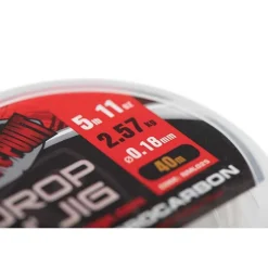 Fox Rage Fils - Tresses - Bdl Carnassier^Fluoroarbone Strike Point Drop N Jig Fluorocarbon Line - 40M