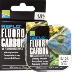 Preston Innovations Fils - Tresses Coup & Anglaise * Fluorocarbone Reflo Power Fluorocarbon - 50M