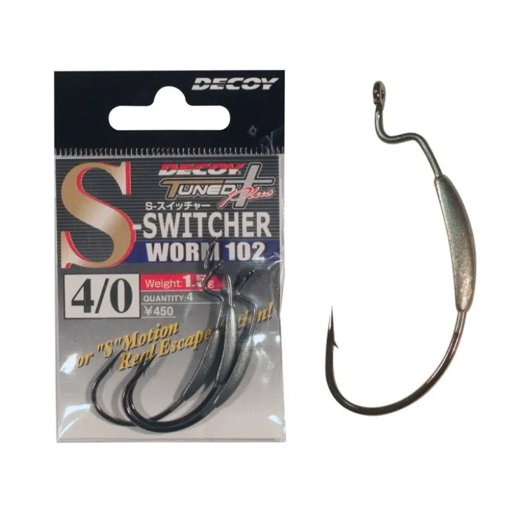 Decoy Petit Matériel * Hamecon Texan Worm 102 - Pack