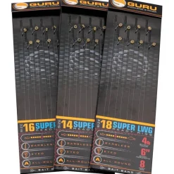 Guru Feeder^Hameçon Monté Super Lwg Bait Band Rigs 6”