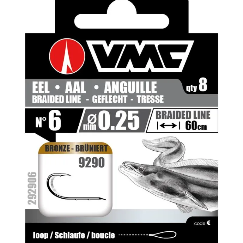 VMC Anguilles^Hameçon Monté Eel Braid