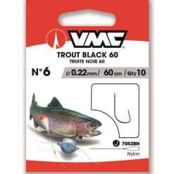 VMC Petit Matériel * Hameçon Monté Trout Black 60