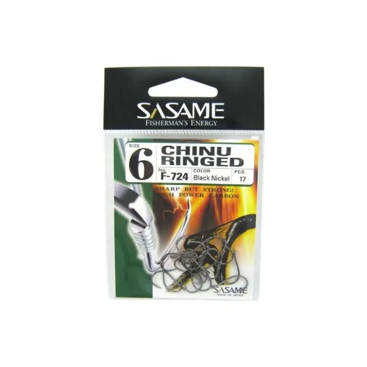 Sasame Hameçons * Hameçon Simple Chinu Ringed Hook