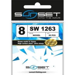 Sunset Hameçons * Hameçon Simple Sunhooks Sw 1263Ni