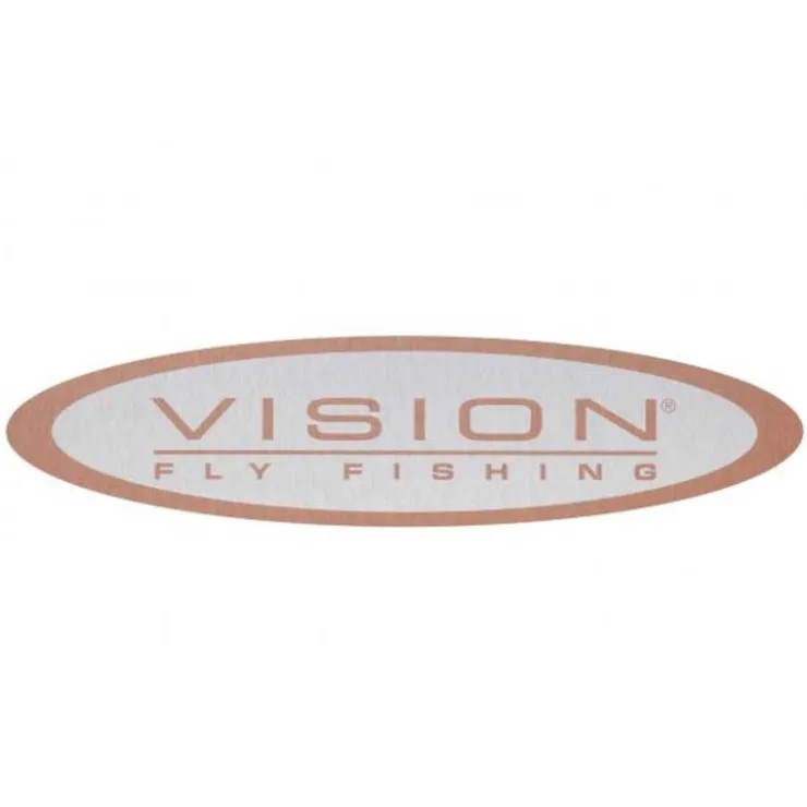 Vision Accessoires Mouche * Logo Ovale Aluminium