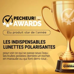 Big Fish 1983 Lunettes Polarisantes|Lunettes Polarisantes^Lunettes Polarisantes Easy Fish Trout Gold Iridium