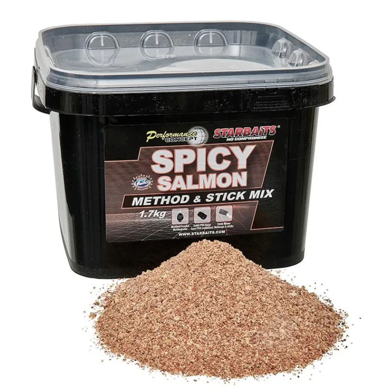 Starbaits Appâts - Amorces^Method Mix Performance Concept Spicy Salmon Method & Stick Mix