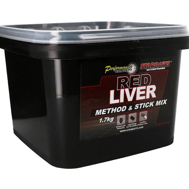 Starbaits Appâts - Amorces * Method Mix Performance Concept Red Liver Method & Stick Mix
