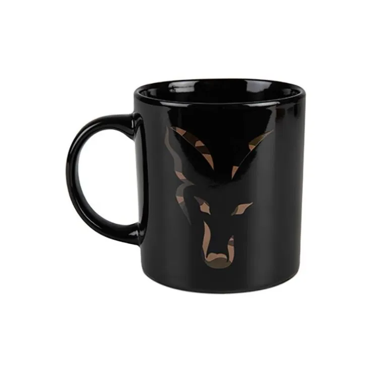 Fox Bivouac * Mug Black & Camo Head Ceramic Mug