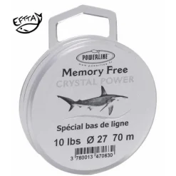 Powerline Tresses - Fils - Bdl Mer^Nylon A Bas De Ligne Memory Free Cristal Power