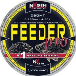 Colmic Feeder|Fils - Tresses Coup & Anglaise * Nylon Feeder Pro - 250M