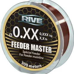 Rive Fils - Tresses Coup & Anglaise * Nylon Feeder Master Brun Fonce - 300M