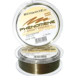 Technipêche Fils - Tresses Carpe * Nylon Phenomene Brown Smoked