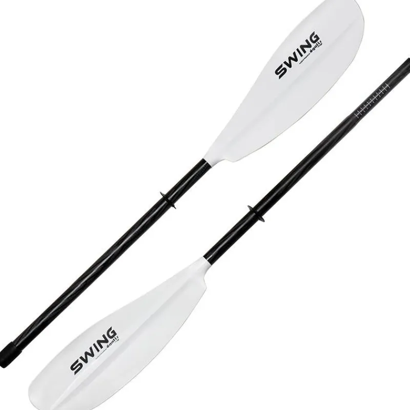 Egalis Avirons, Rames & Pagaies^Pagaie Kayak Swing Fibre Carbone Vario Demontable 2 Parties