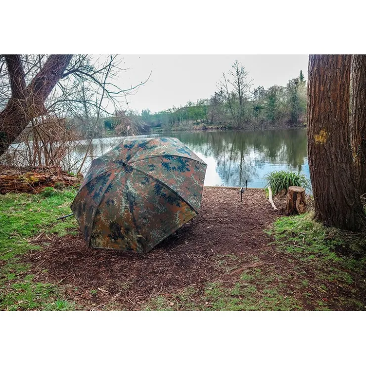 Zebco Parapluies * Parapluie Flecktarn Brolly - Camo