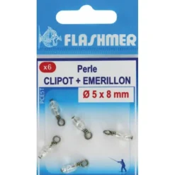 Flashmer Montage Ligne^Perle Clipot Emerillon
