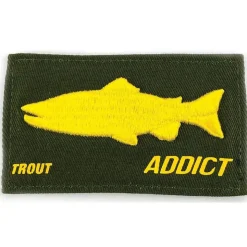 Fishxplorer Cadeaux & Décoration|Cadeaux & Décoration * Scratch Interchangeable Pour Casquette / Bonnet Addict Truite - Vert