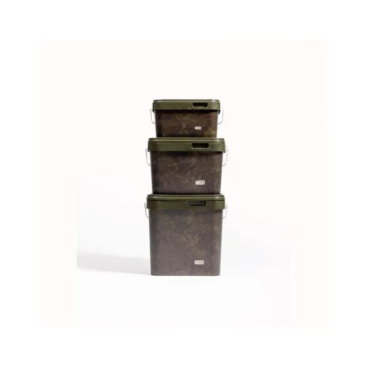 Nash Bagagerie Carpe * Seau Rectangular Bucket Camo