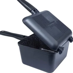 Ridge Monkey Bivouac^Set De Cuisson Connect Deep Pan & Griddle Granite Edition
