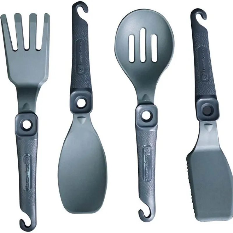 Ridge Monkey Bivouac^Set Ustensile Q-Lock Utensil Set