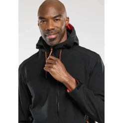 Bermudes Sweats & Polaires * Softshell Homme À Capuche Seaboard - Noir