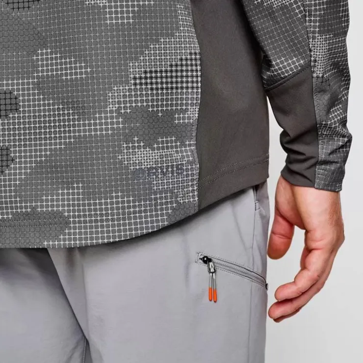 Orvis Vestes De Pêche * Softshell Homme Pro Lt Pullover - Camo